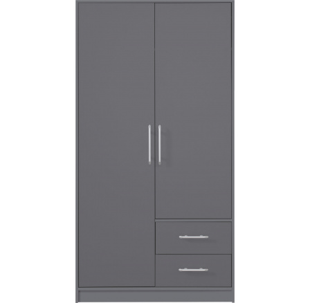 Šatníková skriňa SMART SR3 bez zrkadla, Antracit