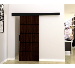 Posuvné dvere STANDART MIX - K80, Wenge/čierna