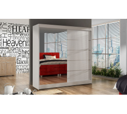 Šatní skriňa BAJA III 200, Biela