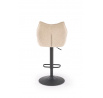 Barová stolička H122, Béžová/Čierna