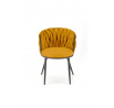 Jedálenská stolička K516, Horčicová/Čierna