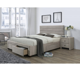 Posteľ KAYLEON, béžová