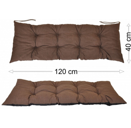 Podsedák 120x40 hnedý melír Podsedák 120x40 hnedý melír