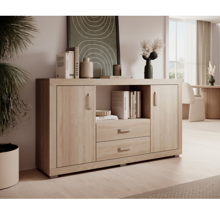 Komoda 2D2SZ BAHAR Sonoma+Sonoma