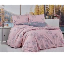 Obliečky francúzske bavlna 220x220,70x90 Liana pink