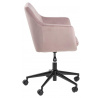Kancelárska stolička na kolieskach Nora VIC ružová