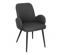 Stolička Labby tmavo sivá