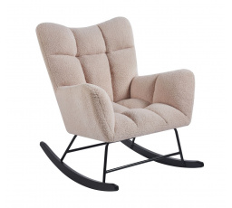 Hojdacie kreslo Teddy béžové FR4-FXJG