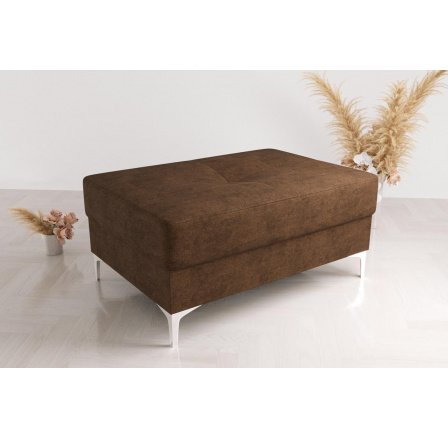 Taburet s kontajnerom 100x55 cm - hnedá