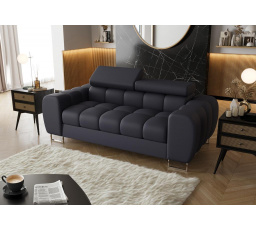 Sofa ASPEN II pravá koža - Koža tmavomodrá