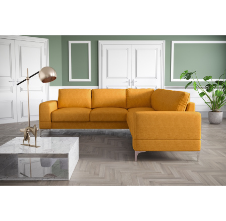 Rohová sedacia súprava ARIA MAX 250x250 žltá R470 - Rýchle doručenie
