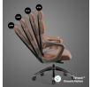 Kancelárske ergonomické herné kreslo Modular Sugar Brown