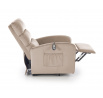 Elektricky polohovateľné kreslo MARONI, Béžová