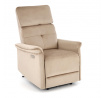 Polohovacie kreslo SEMIR s USB, Béžová