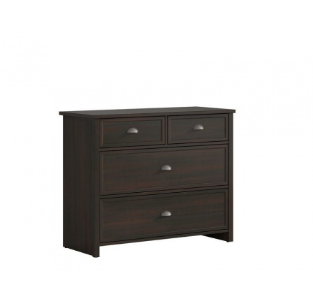 Komoda CANNET KOM4S/110 tmavá borovica