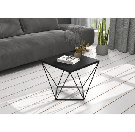 Konferenčný stolík DIANA 50x50 Čierny+Čierny