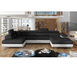 Sedacia súprava v tvare U RODRIGO, Sawana 14 / soft 17 ľavá