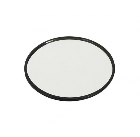 Zrkadlový podstavec okrúhly čierny