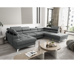 Rohová sedacia súprava TOSCANIA MAX II 170x350x220 sivá MY 85 - Rýchle doručenie