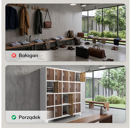 ROBERA skriňa ECO: BIELA RAL9003 + DREVENÝ DEKOR H1720*W1360*D450 ROBERA skriňa ECO: BIELA RAL9003 + DREVENÝ DEKOR H1720*W1360*D450