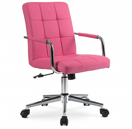 Otočná stolička ASTRO Mládežnícka Ružová Ekokoža