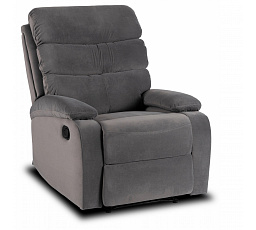 Rozkladacie Kreslo KOBE Sivý Zamatový