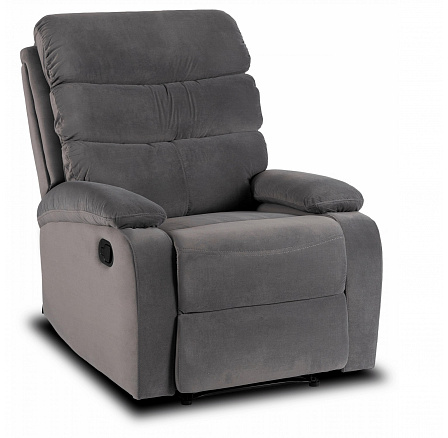 Rozkladacie Kreslo KOBE Sivý Zamatový