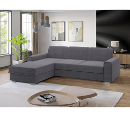 Rohová sedacia súprava Lubor L sivá megan 366
