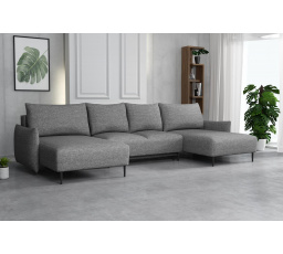 Sedacia súprava Santino U tmavo sivá