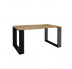 Konferenčný stolík SAVA, Dub artisan/Čierna