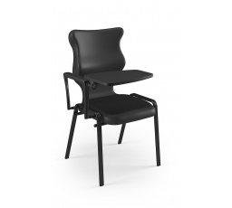 Židle studentská Plus Soft velikost 6, Černá/Šedá 