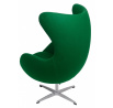Kreslo Vajce kašmír tmavozelené 45 Premium