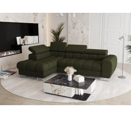 Rohová sedacia súprava ASPEN MINI 260x170 cm - zelená, ľavá