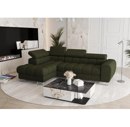 Rohová sedacia súprava ASPEN MINI 260x170 cm - zelená, ľavá Rohová sedacia súprava ASPEN MINI 260x170 cm - zelená, ľavá