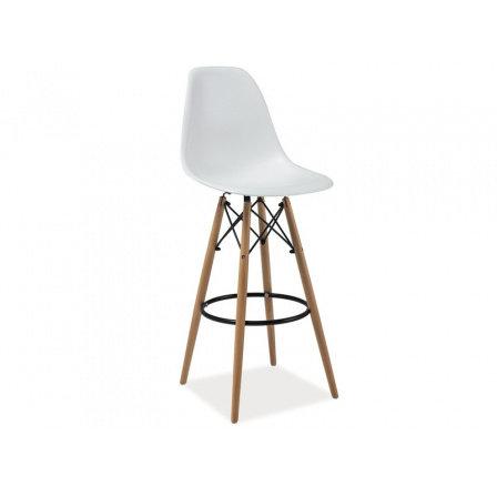 Barová stolička ENZO H-1 biela Barová stolička ENZO H-1 biela