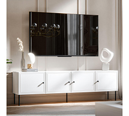 TV komoda PALAZZO BIS 200 4D, biela