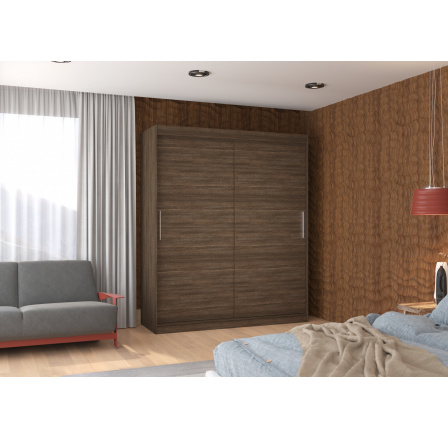 Posuvná skriňa LINCOLN 180 Choco+Choco
