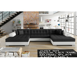 Sedacia súprava v tvare U VENTO, Inari 100/Soft 17