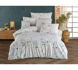 Bavlnená obliečka na vankúš Saly green 70x90