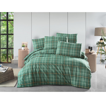 Poťah flanel Káro zelené 40x40 Poťah flanel Káro zelené 40x40