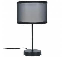 Lampa stołowa z podwójnym kloszem szara