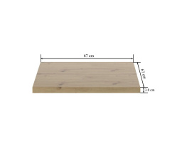 Doska dub artisan ST/L B-FXJG Doska 67x67