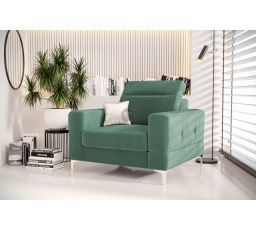 Kreslo čalúnené MALIBU 104 cm - Odtiene mätovej