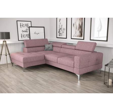 Rohová sedacia súprava TOSCANIA MINI s funkciou spania 170x250 cm - voliteľný odtieň - ľavá