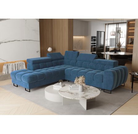 Rohová sedacia súprava ASPEN 260x225 cm modrá ZOYA 15 - Rýchle doručenie - ľavá Rohová sedacia súprava ASPEN 260x225 cm modrá ZOYA 15 - Rýchle doručenie - ľavá