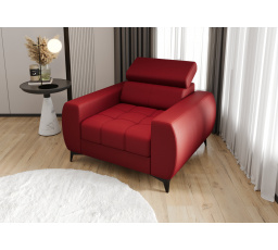 Kreslo PORTO 110 cm prírodná koža - prírodná koža - voliteľná farba