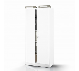 Kovová skriňa JANA Compact 1750 x 800 x 400 mm, biela