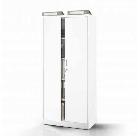 Kovová skriňa JANA Compact 1750 x 800 x 400 mm, biela