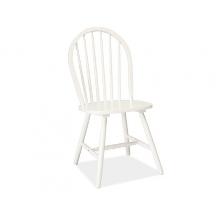 Jedálenská stolička FIERO, biela