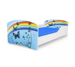 Detská posteľ Motýle, 160x80 cm